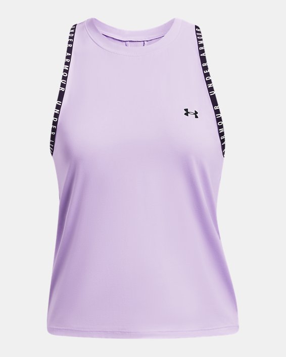 Women's UA Knockout 2.0 Tank in Purple image number 4